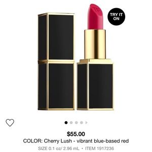 Tom Ford lipstick. Cheery lush. Only used twice.